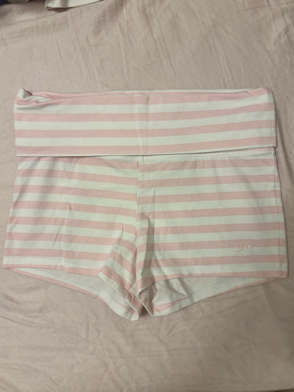 Pink/Frankies Bikinis collab Cami and Foldover sort set
